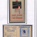 Timbres defense ecole republicaine  1947