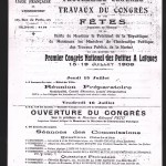 programme général travaux du congrès 1909